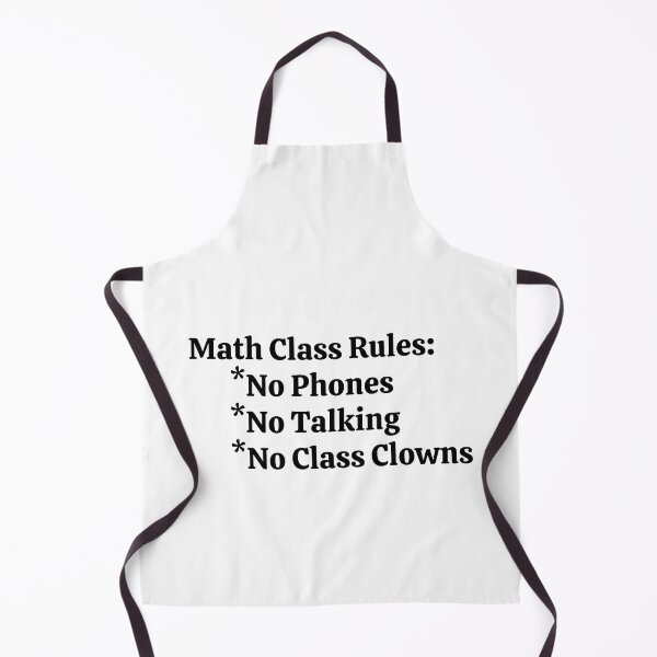 Item preview, Math Class Rules No Phones No Talking No Class Clowns - Funny Math  designed and sold by usaworld.
