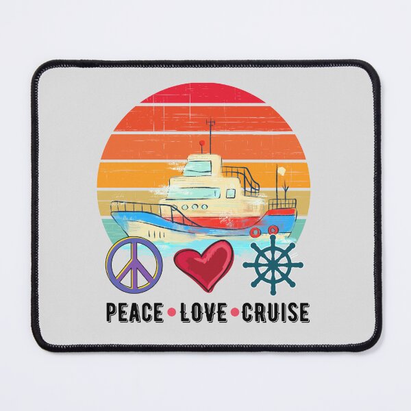 Item preview, Peace Love Cruising (Family Cruise Vacation Matching Gift) designed and sold by i-longmanshop.