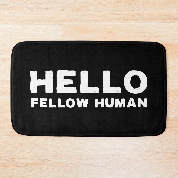 Item preview, HELLO FELLOW HUMAN (White Text) designed and sold by STUDIO-72.