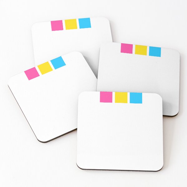 Item preview, Pansexual Pride - Squares designed and sold by MismatchMedley.