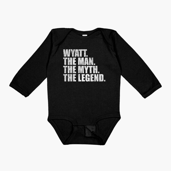 Item preview, Wyatt Name Wyatt The Man The Myth The legend designed and sold by Teelogic.