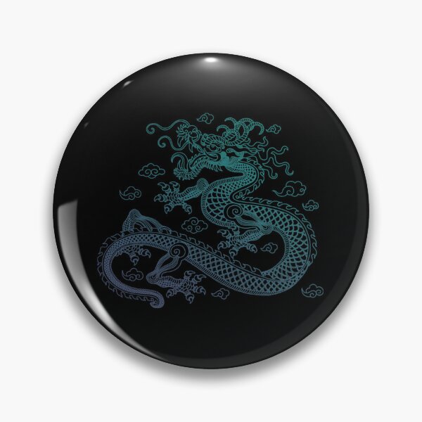 Item preview, Dragon chinois bleu . classique designed and sold by feyhnvfeijoo.