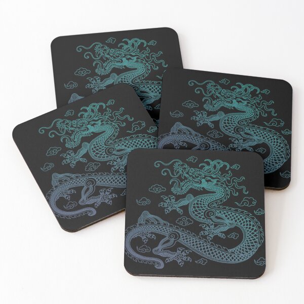 Item preview, Dragon chinois bleu . classique designed and sold by feyhnvfeijoo.