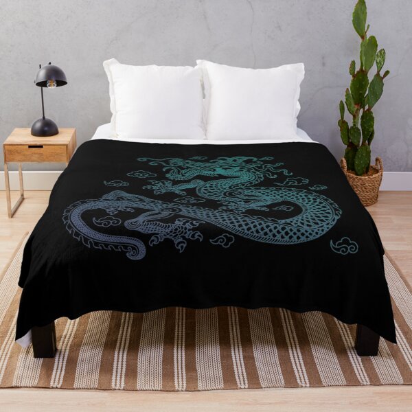 Item preview, Dragon chinois bleu . classique designed and sold by feyhnvfeijoo.