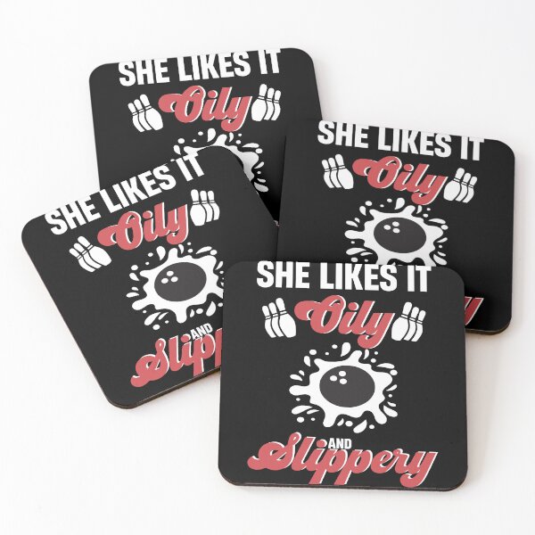 Item preview, Funny Bowling Lover She Likes It Oily And Slipper Bowler designed and sold by TheMattDesigns.