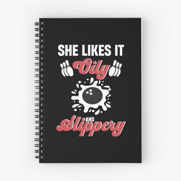 Item preview, Funny Bowling Lover She Likes It Oily And Slipper Bowler designed and sold by TheMattDesigns.