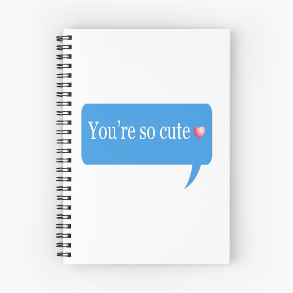Item preview, You're so cute ~ speech bubble designed and sold by moonlovedesigns.