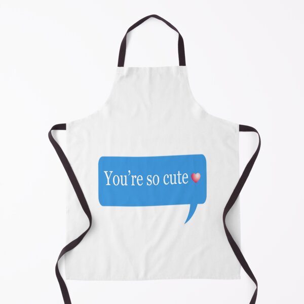 Item preview, You're so cute ~ speech bubble designed and sold by moonlovedesigns.