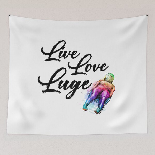 Item preview, Luge Sledding Sledge Race Extreme Winter Sports designed and sold by TastefulTees.