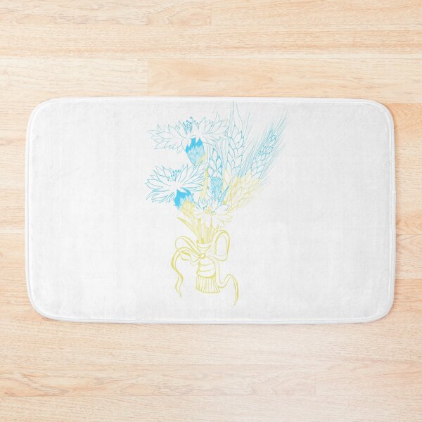 Item preview, A bouquet of cornflowers with an ear of yellow-blue wheat is the national symbol of Ukraine. designed and sold by Sunshine2504.