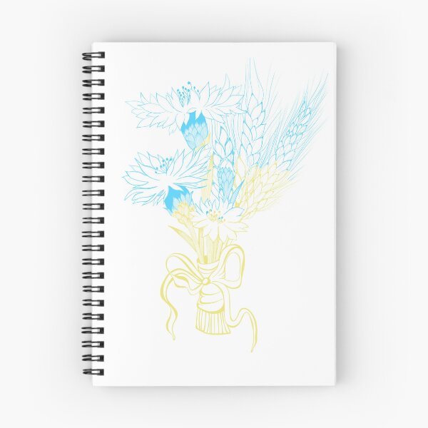 Item preview, A bouquet of cornflowers with an ear of yellow-blue wheat is the national symbol of Ukraine. designed and sold by Sunshine2504.