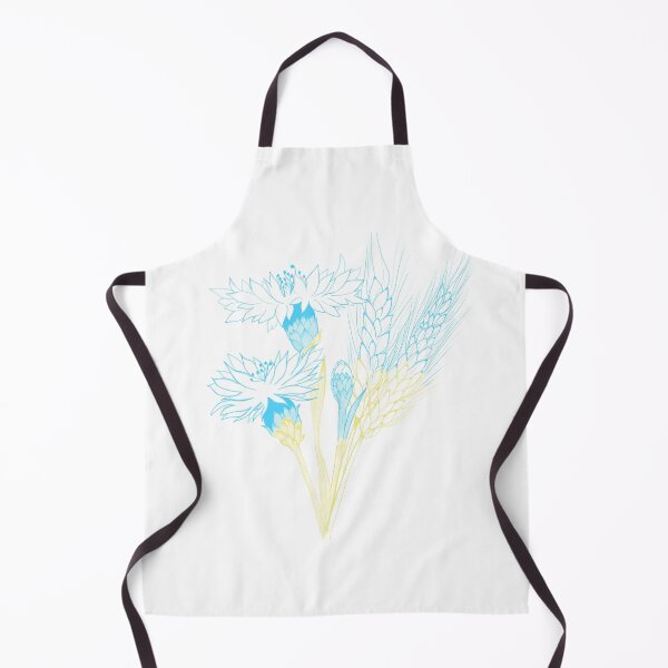 Item preview, A bouquet of cornflowers with an ear of yellow-blue wheat is the national symbol of Ukraine. designed and sold by Sunshine2504.