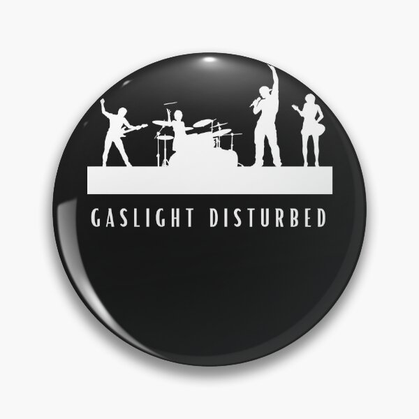 Item preview, Gaslight disturbed rock band design  classic t shirt designed and sold by micholu9598.