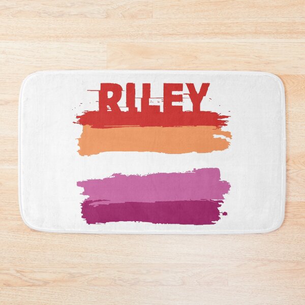 Item preview, Riley lesbian name Rainbow LGBT pride designed and sold by LoveIsColorful.