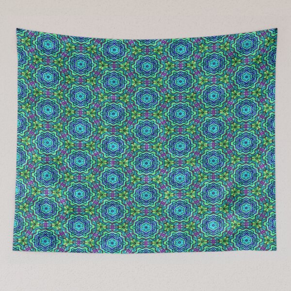 Item preview, Seamless Pattern - Floral Sprockets designed and sold by Leslie Montgomery Art.
