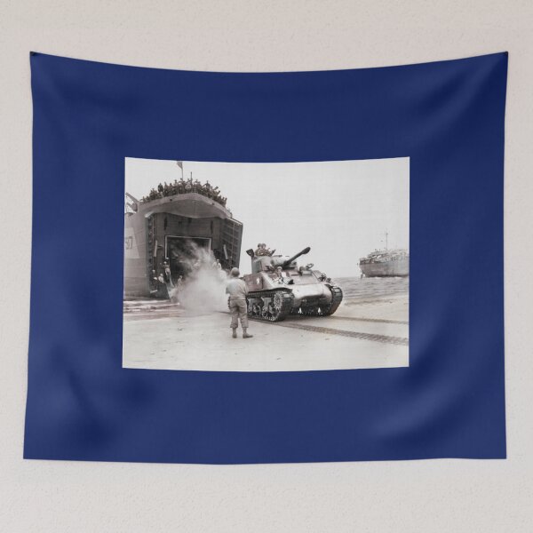 Item preview, Tanks Disembark onto Beach D-Day   designed and sold by BeachDesignns.
