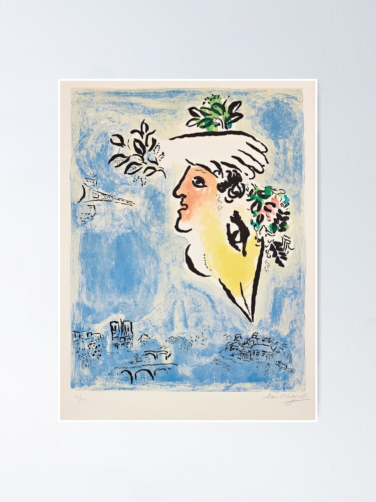 Marc Chagall Le Ciel Bleu | Poster