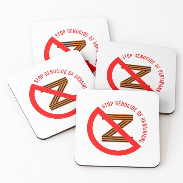 Item preview, Stop Genocide of Ukrainians Restricted Z symbol designed and sold by IuriiVlasenko.