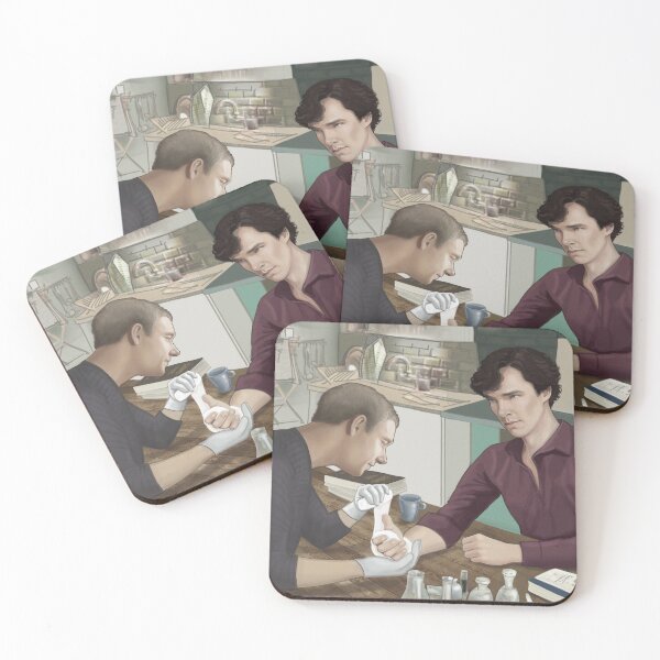 Item preview, Johnlock, Color ART print, Sherlock BBC designed and sold by TendaLee.