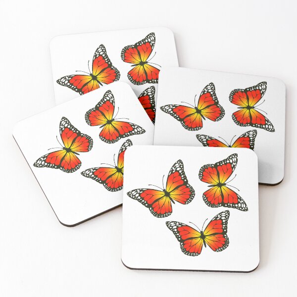 Item preview, Red monarch butterfly designed and sold by The Love Quill.