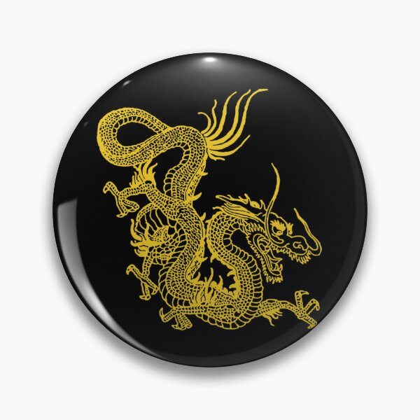 Item preview, Dragon chinois jaune (doré) . classique designed and sold by feyhnvfeijoo.