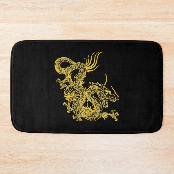 Item preview, Dragon chinois jaune (doré) . classique designed and sold by feyhnvfeijoo.