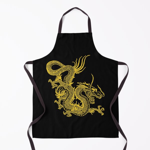 Item preview, Dragon chinois jaune (doré) . classique designed and sold by feyhnvfeijoo.