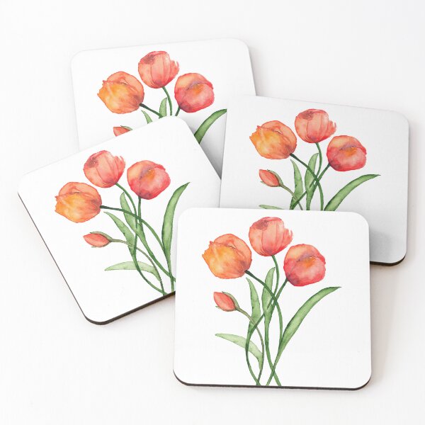 Item preview, Spring tulips designed and sold by Cacatuart.