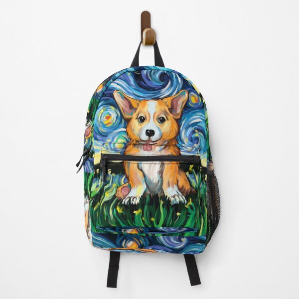 Item preview, Starry Night Corgi, Van Gogh Art Print, Van Gogh  Corgi designed and sold by ukrainiancorgi.