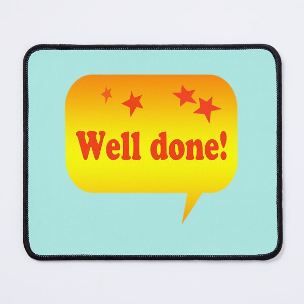 Item preview, Well done ~ speech bubble designed and sold by moonlovedesigns.