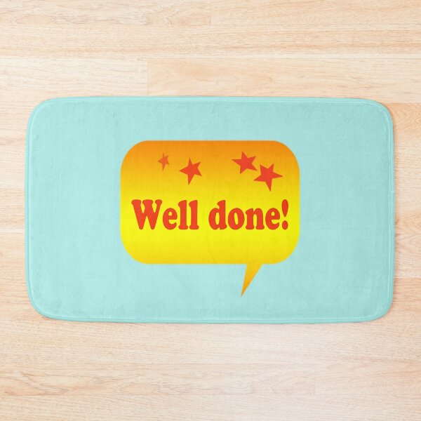 Item preview, Well done ~ speech bubble designed and sold by moonlovedesigns.