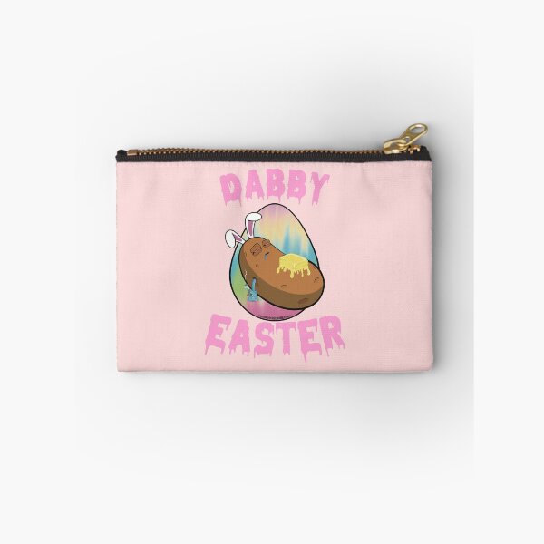 Item preview, Dabby Easter-Funny Stoner Cartoon-Baked Potato Doing Dabs from a Dab Rig-Tie Dye Easter Egg designed and sold by YomeHayin.