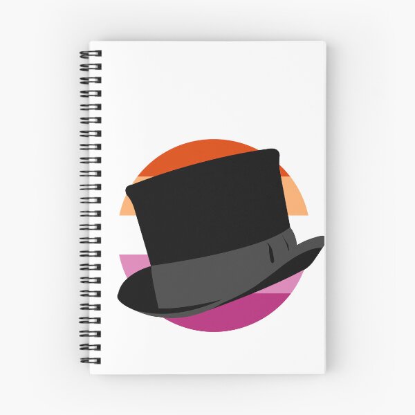 Item preview, Gentleman Jack Top Hat - Lesbian Pride Background designed and sold by MismatchMedley.