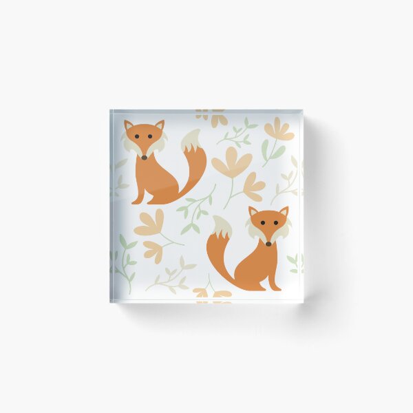 Item preview, Fox in Flowers, Floral Orange Fox designed and sold by MellyEvans.