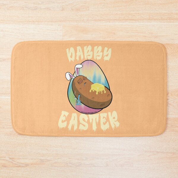 Item preview, Dabby Easter-Funny Stoner Cartoon-Baked Potato Doing Dabs from a Dab Rig-Tie Dye Easter Egg designed and sold by YomeHayin.