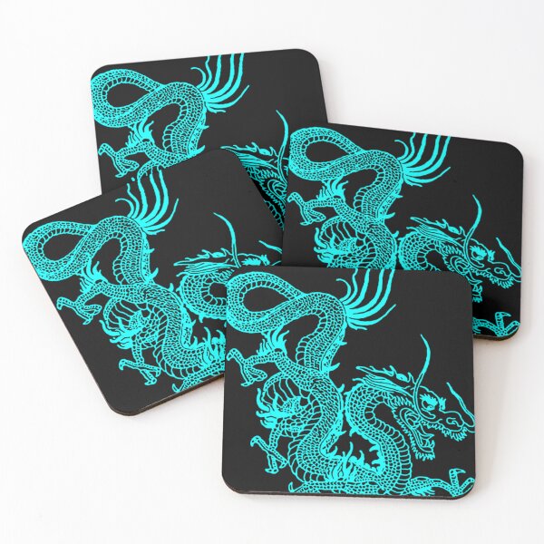 Item preview, Dragon chinois turquoise . classique designed and sold by feyhnvfeijoo.