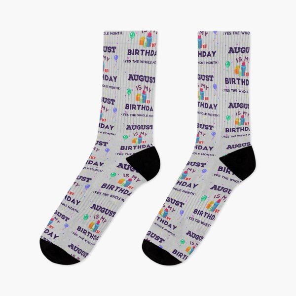 Item preview, August is my birthday yes the whole month, birthday outfit, dark text, family birthday, bday idea, birthday humor, august birthday quotes designed and sold by SGS-.