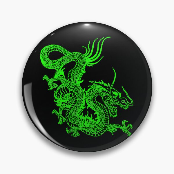 Item preview, Dragon chinois vert fluo . classique designed and sold by feyhnvfeijoo.