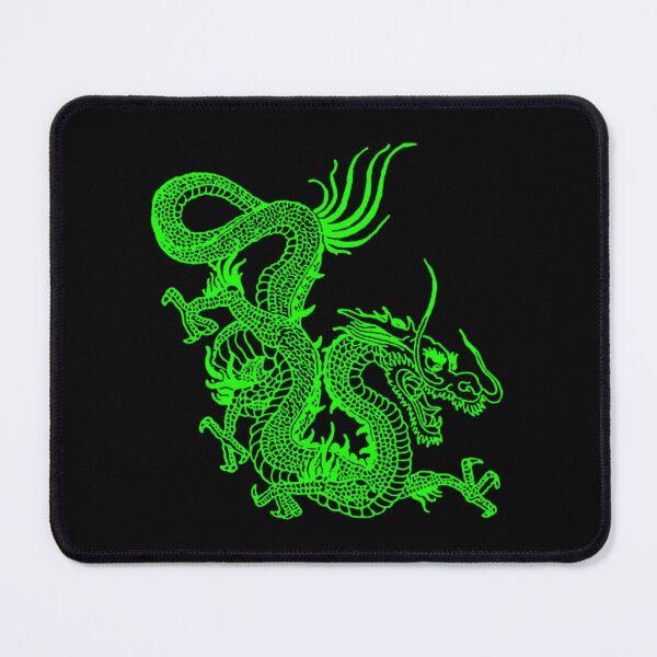 Item preview, Dragon chinois vert fluo . classique designed and sold by feyhnvfeijoo.
