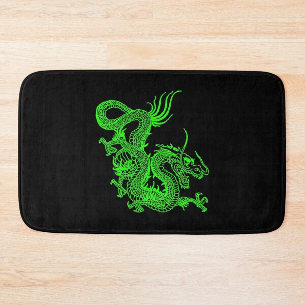 Item preview, Dragon chinois vert fluo . classique designed and sold by feyhnvfeijoo.
