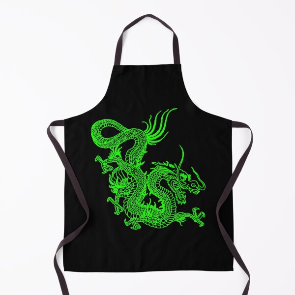 Item preview, Dragon chinois vert fluo . classique designed and sold by feyhnvfeijoo.