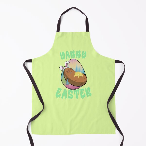 Item preview, Dabby Easter-Funny Stoner Cartoon-Baked Potato Doing Dabs from a Dab Rig-Tie Dye Easter Egg designed and sold by YomeHayin.