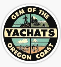 Yachats Oregon Vintage Travel Decal Sticker