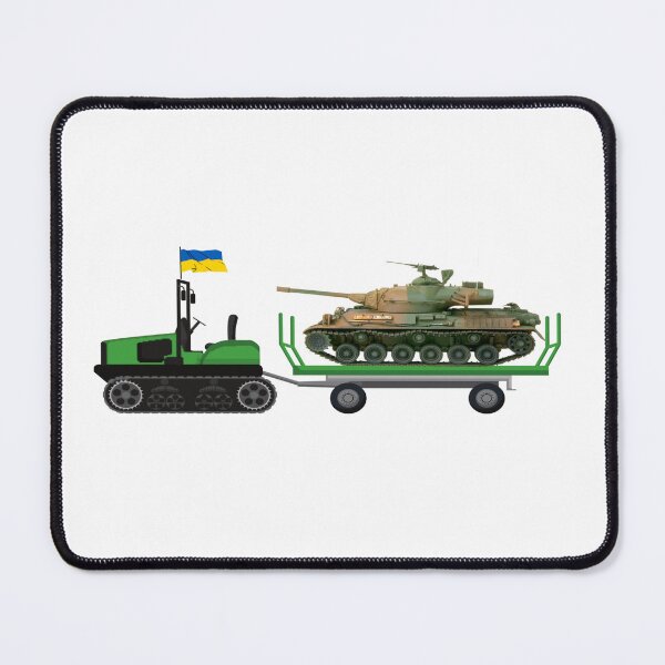 Item preview, Ukrainian farmer towing a Russian tank Essential T-Shirt designed and sold by dakis.