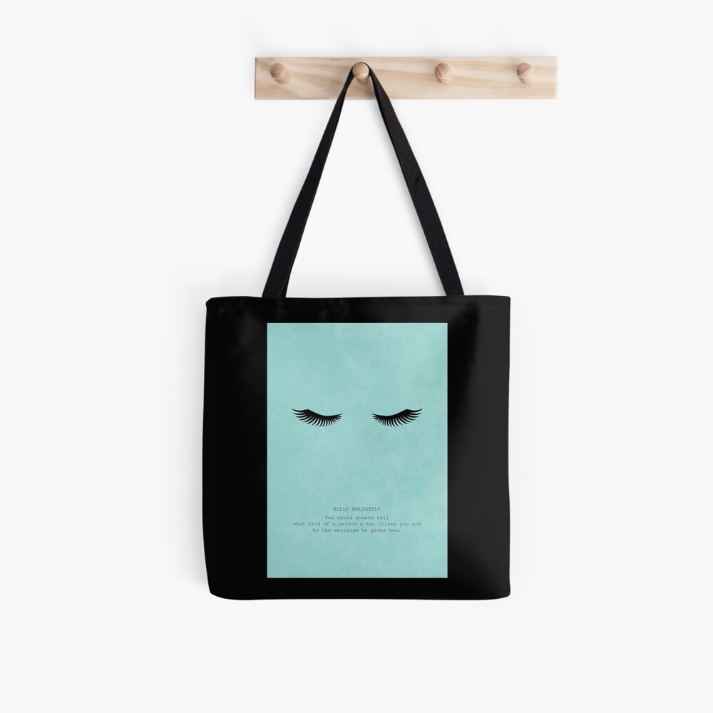 Holly Golightly Breakfast at tiffany movie poster Tote Bag by Pink cloud