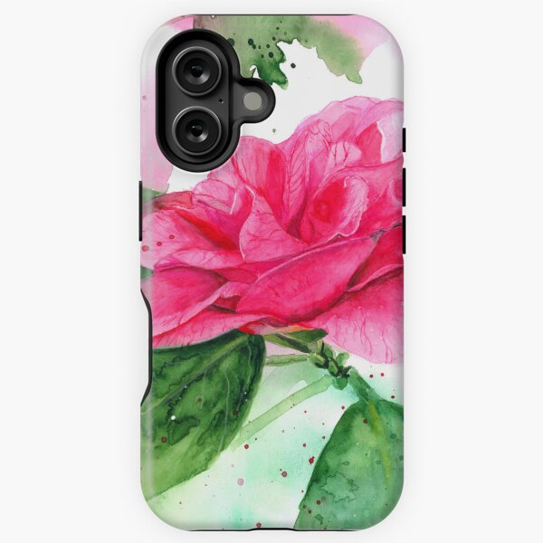 Item preview, Camelia flower - watercolour painting designed and sold by Karottenlotte.