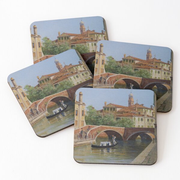 Item preview, Tranquil Journey: Serene Boat Ride through a Picturesque City Canal designed and sold by SweetMySpot.