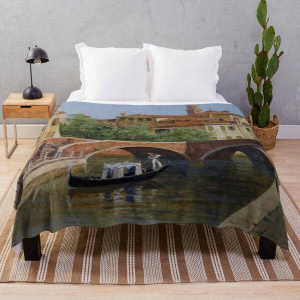 Item preview, Tranquil Journey: Serene Boat Ride through a Picturesque City Canal designed and sold by SweetMySpot.