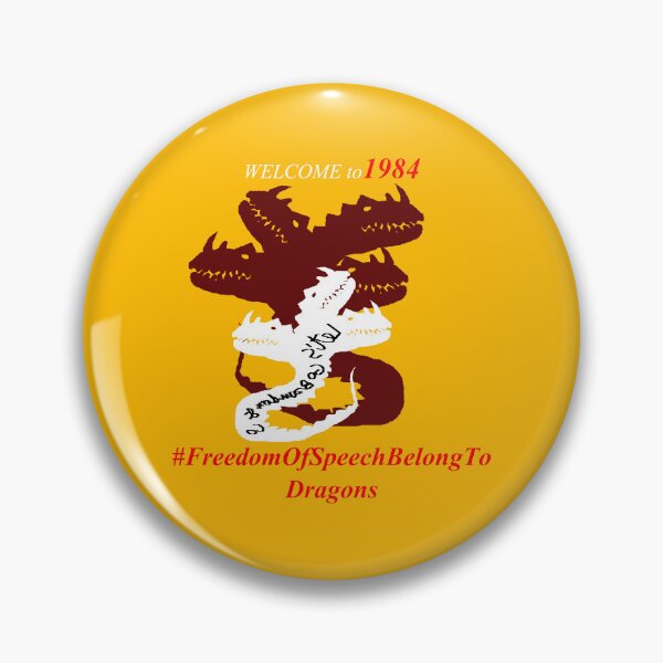 Item preview, Freedom of Speech Belong to Dragons D12 designed and sold by SelfUpgrade.