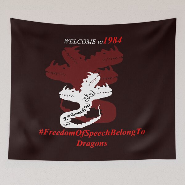 Item preview, Freedom of Speech Belong to Dragons D12 designed and sold by SelfUpgrade.